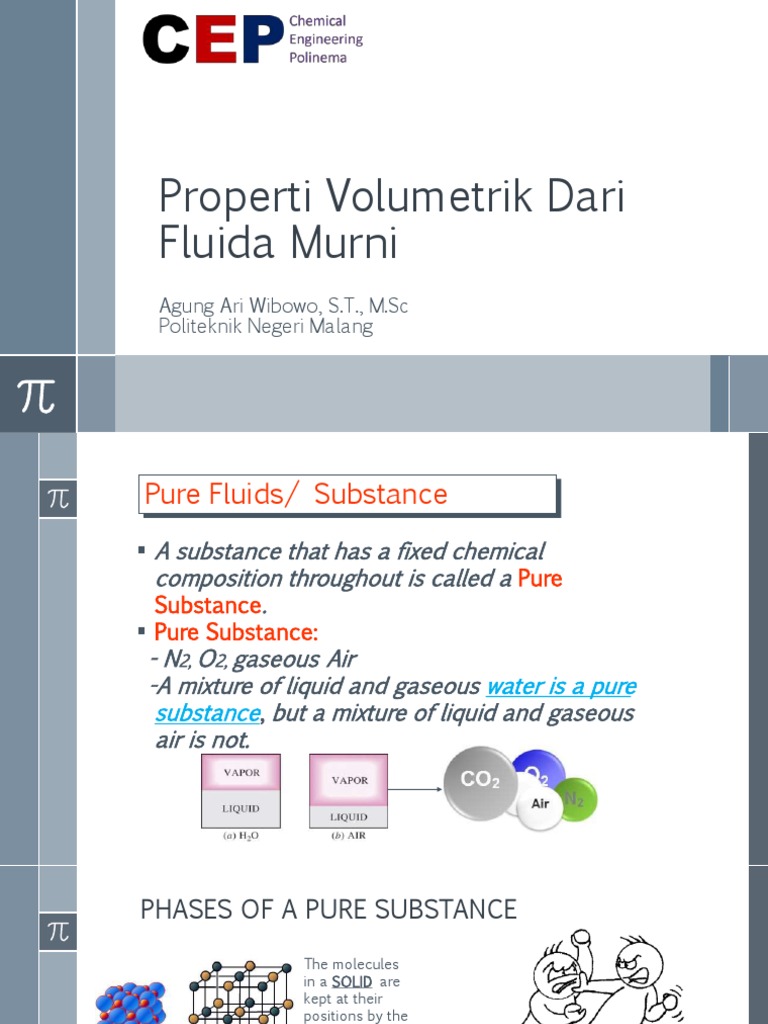 Volumetric Properties of Pure Fluids | PDF | Gases | Phase (Matter)