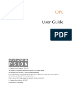 OPL User Guide