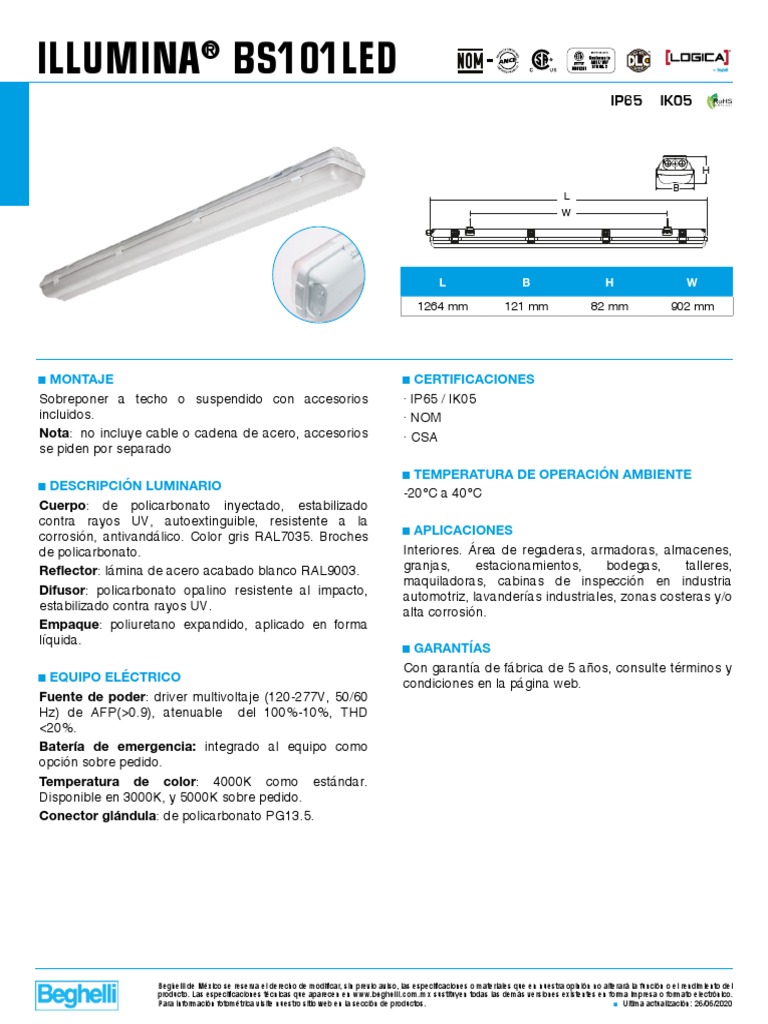 Bs 101 Led | PDF | Bienes manufacturados