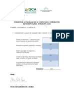 Formato de Autoevaluación Cursos 2022 - 2