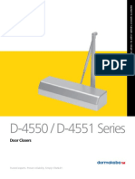 STANLEY D4550 Closers Catalog SDC005 WEB