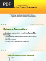 (M7S2-POWERPOINT) - Transaction Control Commands