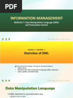 (M7S1-POWERPOINT) - Data Manipulation Language (DML)