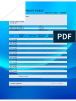 Task Assignment Sheet