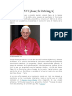 Vida Benedicto XVI