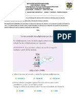 Actividad de Recuperación de Matematicas Grado 7