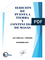 INFORME - Medicion PAT y Continuidad de Masas