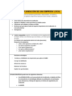 Proceso de Planeación de Una Empresa Local