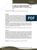 Situacion Mujer Musica Docencia Directora