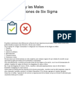 Implementaciones exitosas y fallidas de Six Sigma