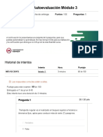 Cuestionario de Autoevaluación Módulo 3 - DERECHO DEL TRANSPORTE