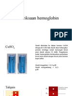 5. pemeriksaan hemoglobin