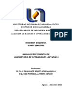 Manual Laboratorio Operaciones Unitarias I 2022-2