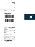 DHL Waybill for Cosmetics Shipment from Mexico to Veracruz