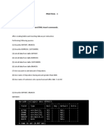 Dbms Practical - 1
