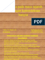 Pancasila Pada Masa Sejarah Bangsa