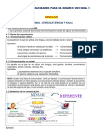 Boletín de Humanidades Examen Mensual 1