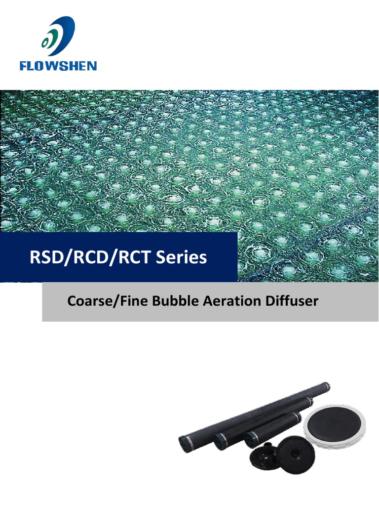 RSD/RCD Series Aeration Diffuser Specs | PDF | Pipe (Fluid Conveyance ...