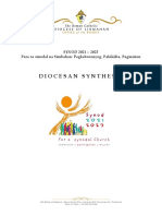 Libmanan Diocesan Synthesis Report