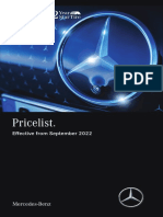 Mercedes-Benz StarTire and StarService Pricelist