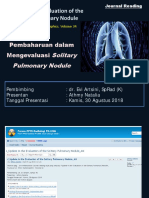 J - Update in The Evaluation of The Solitary Pulmonary - AN