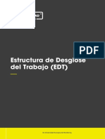 Clase3 - pdf1 - Estructura de Desgloce Del Trabajo EDT