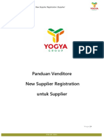 Panduan Venditore - New Supplier Registration - Supplier