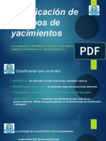 Clasificación de Los Tipos de Yacimientos