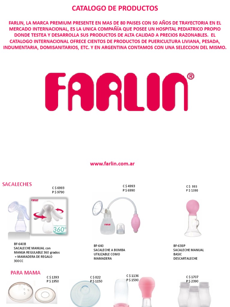 Productos Farlin a Precios Razonables | PDF