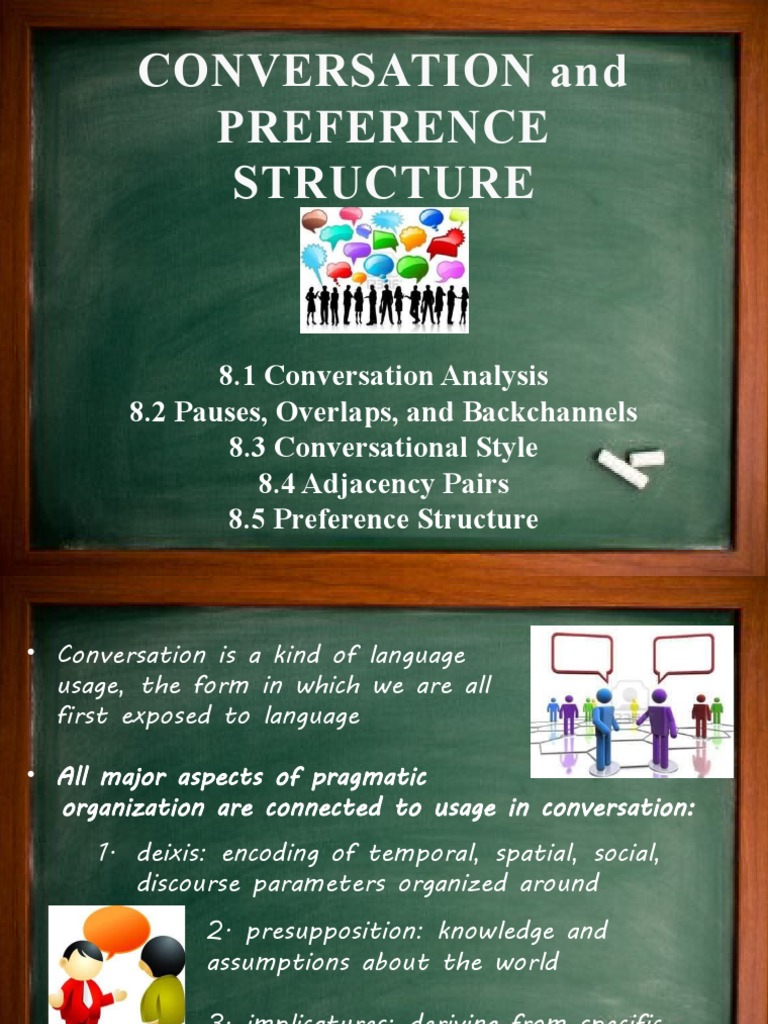 08 Conversation and Preference Structure The Newest | PDF ...
