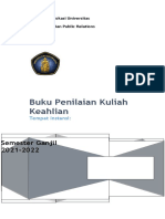 Form Penilialaian Magang Public Relation