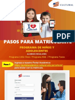 Tutorial Matriculas Niños - Regular 2022