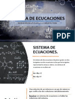 Sistemas de ecuaciones aplicadas a la arquitectura