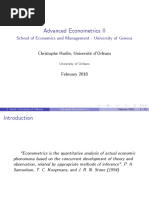 Advanced Econometrics