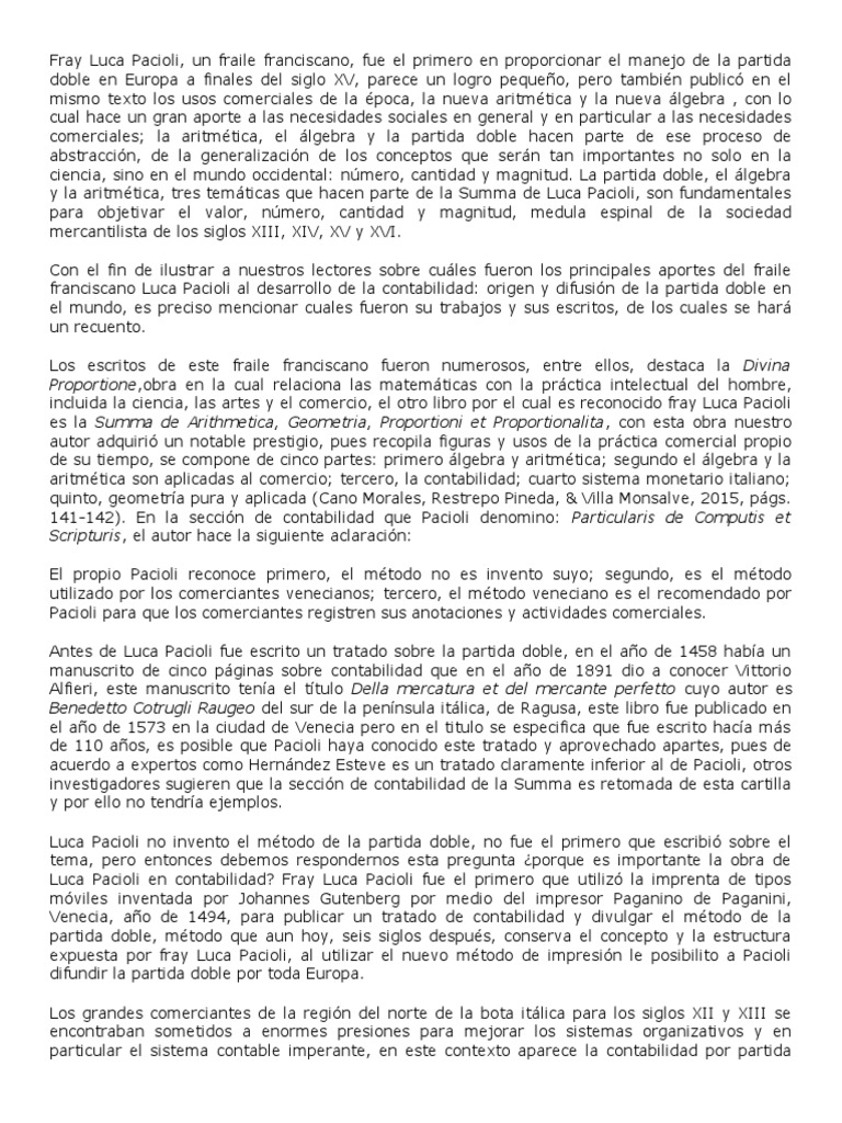 Fray Luca Pacioli | PDF