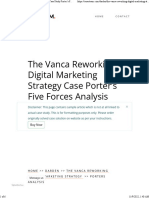 02.5. The Vanca Reworking Digital Marketing Strategy Case Study Porter's Five Forces Analysis