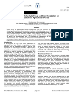 SIVAKUMARAN 2014 Isolation of Cellulolytic Fungi and their Degradation on  Cellulosic Agricultural Wastes