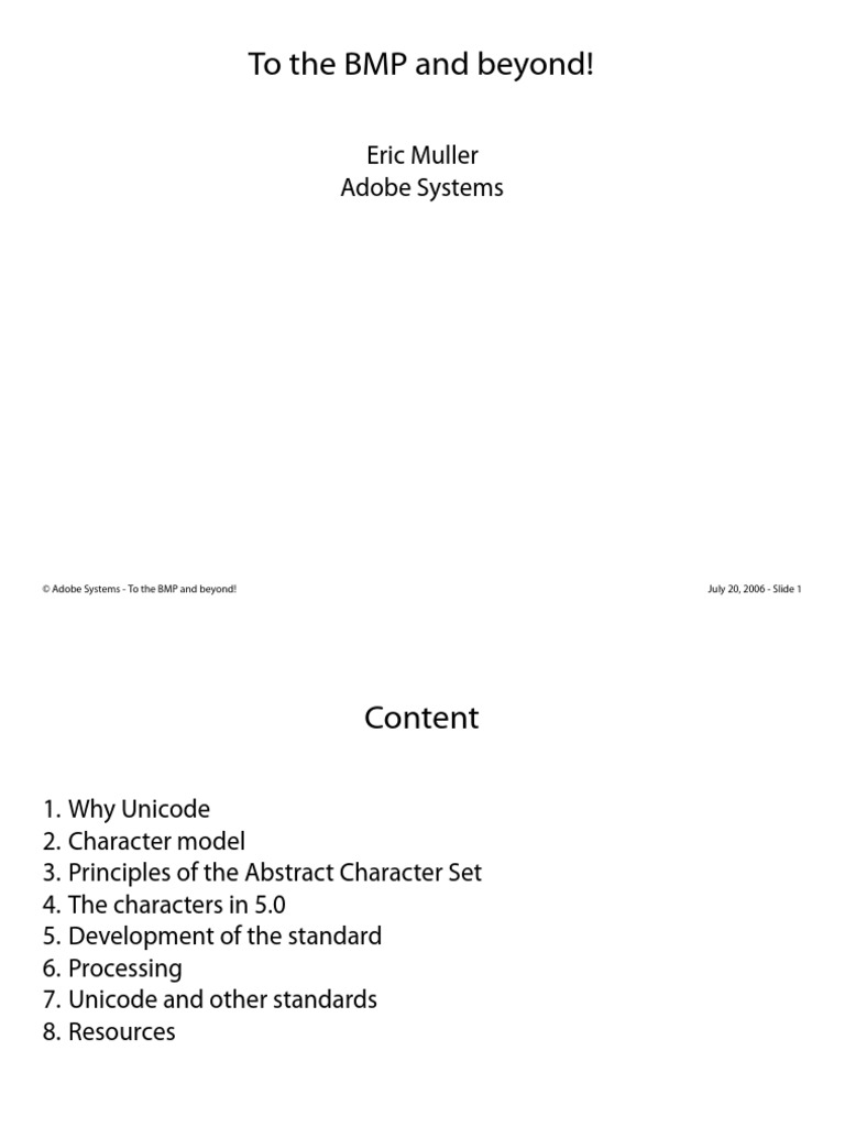 To the bmp and beyond pdf character encoding typography