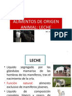 5° Alimentos Origen Animal - LECHE