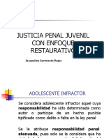 Justicia Penal Juvenil Restaurativo