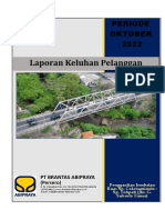 Laporan KP Oktober 2022 Jembatan Tukad Bindu Bali