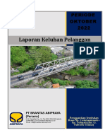 Laporan KP Oktober 2022 Jembatan Tukad Bindu Bali