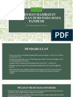 Akses Dan Hambatan Pelayanan Di Rs Pada Masa Pandemi