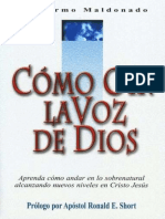 Cómo escuchar la voz de Dios