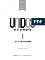 Unidos en El Evangelio - El Dios Creador - Guía Del Líder-V1