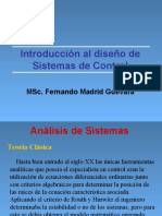 Introduccion Al Diseño de Sistemas de Control