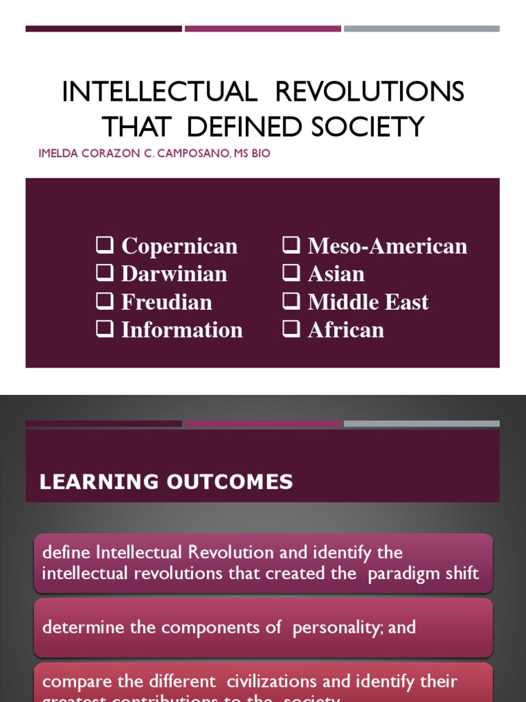 Intellectual Revolutions Across Civilizations | PDF | Id ...