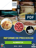 Informe Final de Precios de Alimentos 2014 2018