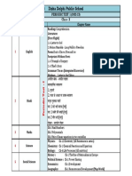 P.t.-I Syllabus Class X (2022-23)