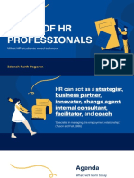 The Role of HR Professionals - Pagaran